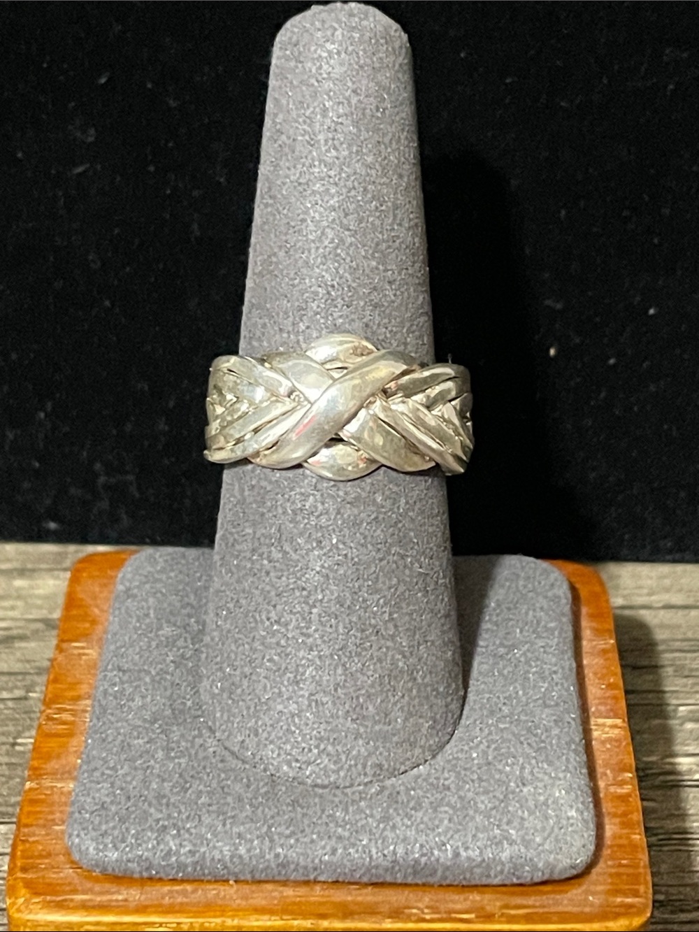 Sterling Silver layered ring.